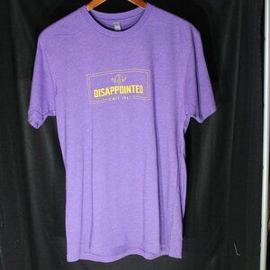 Next Level NFL Minnesota Vikings "Disappointed Since 1961" Purple T-Shirt - Sz L